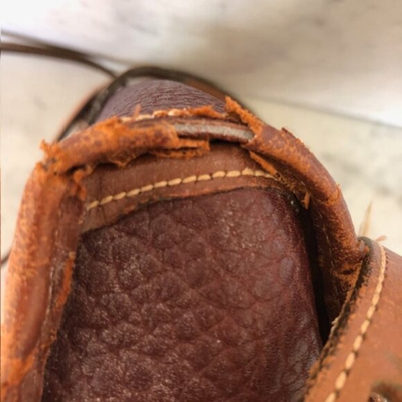 DOONEY & BOURKE Saddlebag Maroon Brown Green Label Shoulder Bag Vintage … - Picture 17 of 17